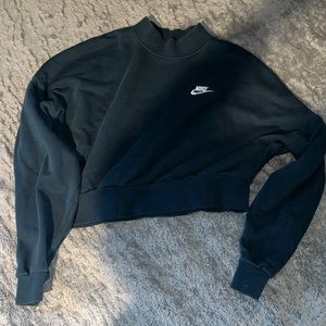 Large Nike cropped crew neck